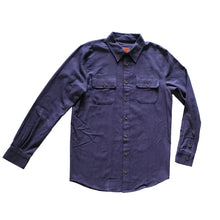 Load image into Gallery viewer, Tahoe Flannel Shirt - Navy - Shirts &amp; Tops
