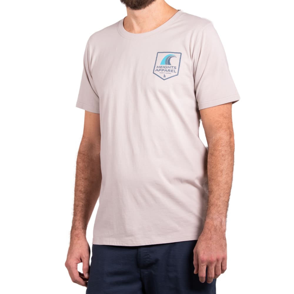 Blue Wave Tall T-shirt - Dirty Gray - Tall Graphic T-shirt