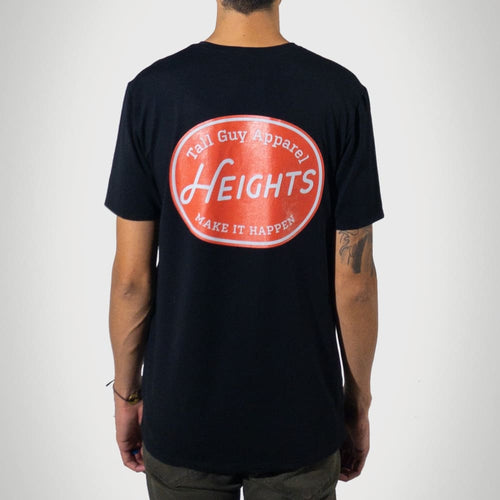 Red Label Premium Graphic Tall T-Shirt - Black - heights-apparel-co