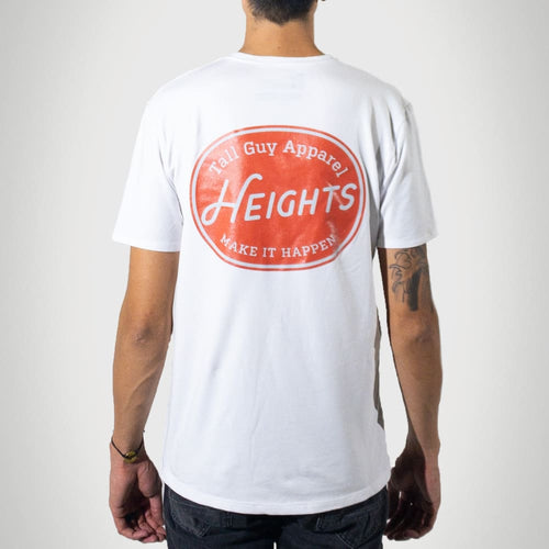 Red Label Premium Graphic Tall T-Shirt - White - heights-apparel-co